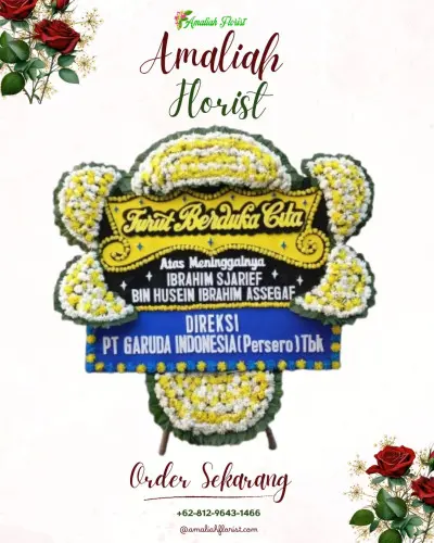 Papan Bunga Duka di Perancak