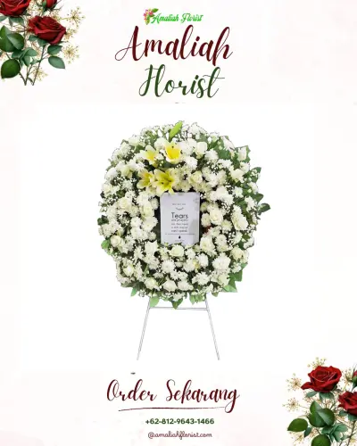 Krans Bunga Duka Cita di Perancak